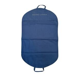 Ralph Lauren Garment Bag Blue Travel Suit Cover Hanging Storage